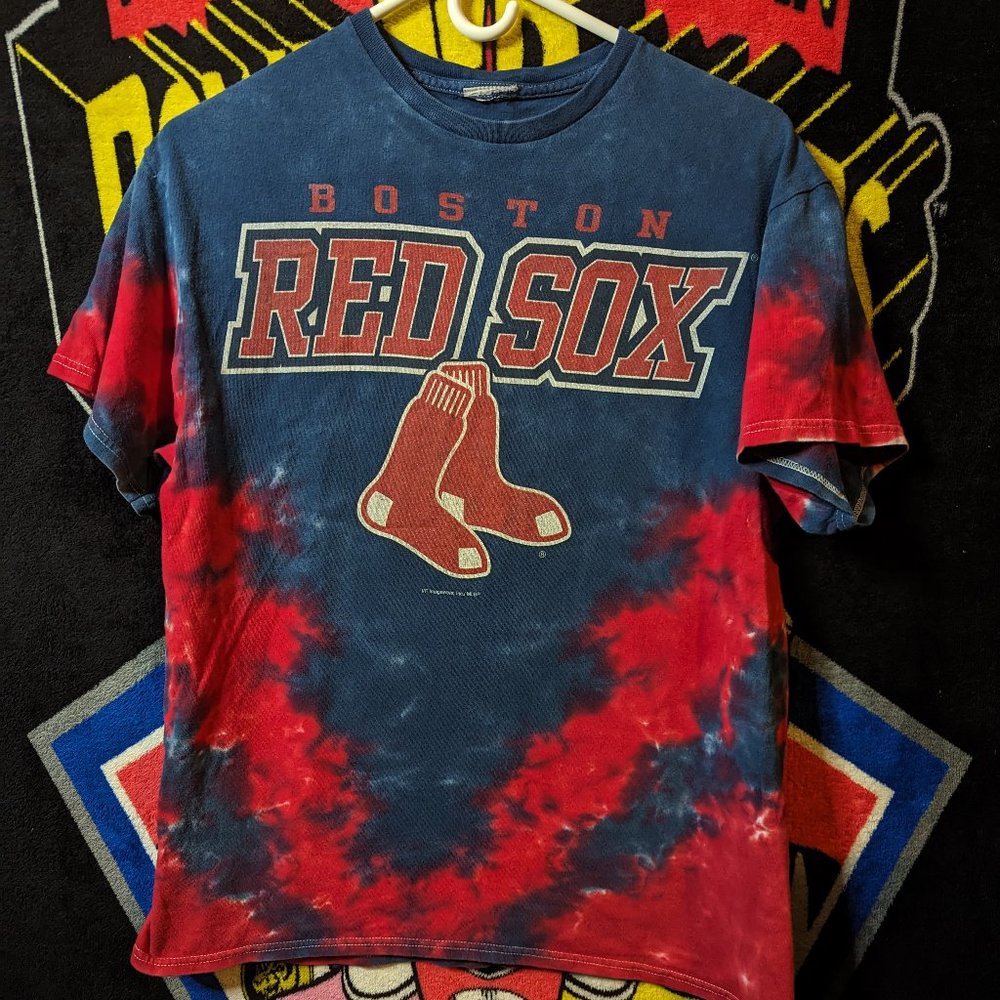 Vintage MLB Boston Red Sox Tie Dye T-Shirt.  In good condition, size medium.